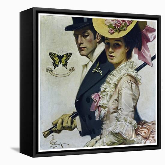 Fashion 037-Vintage Lavoie-Framed Premier Image Canvas