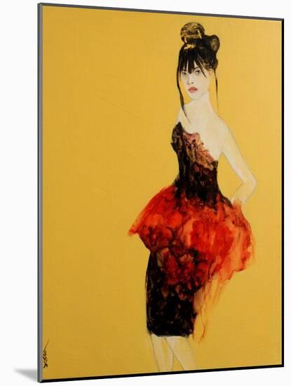 Fashion 1, 2016-Susan Adams-Mounted Giclee Print