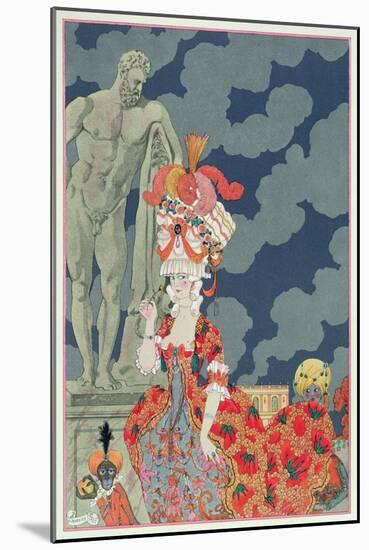 Fashion at its Highest, 1927-Georges Barbier-Mounted Giclee Print