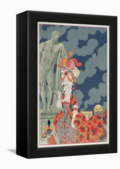 Fashion at its Highest, 1927-Georges Barbier-Framed Premier Image Canvas