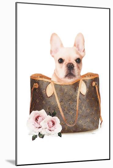 Fashion Bag with Frenchie-Amanda Greenwood-Mounted Art Print