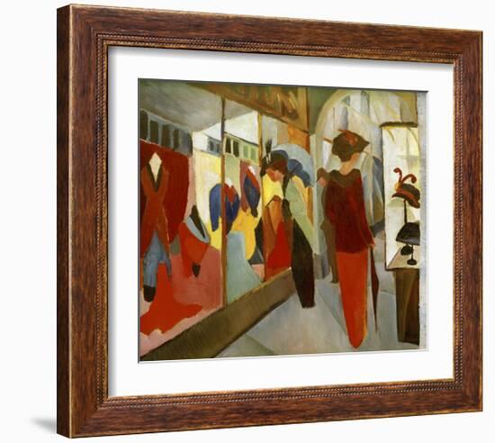 Fashion Boutique 1913-Auguste Macke-Framed Giclee Print