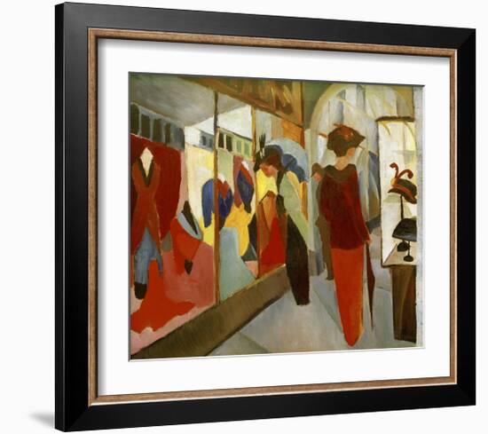 Fashion Boutique 1913-Auguste Macke-Framed Giclee Print