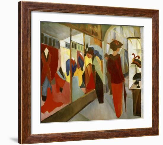 Fashion Boutique 1913-Auguste Macke-Framed Giclee Print