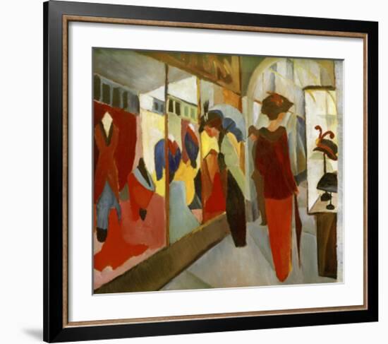 Fashion Boutique 1913-Auguste Macke-Framed Giclee Print