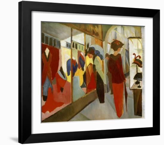 Fashion Boutique 1913-Auguste Macke-Framed Giclee Print