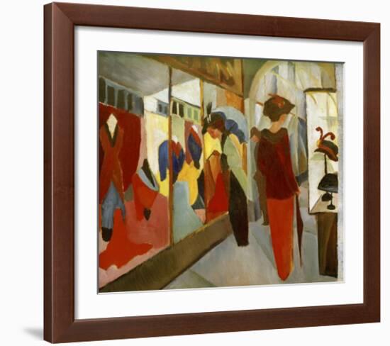 Fashion Boutique 1913-Auguste Macke-Framed Giclee Print