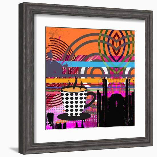 Fashion Coffee I-Jean-François Dupuis-Framed Art Print