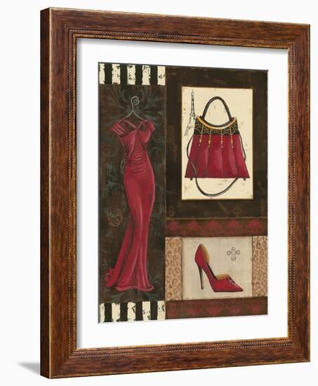 Fashion Collage I-Sophie Devereux-Framed Art Print