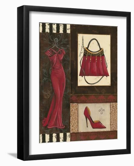 Fashion Collage I-Sophie Devereux-Framed Art Print