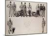 Fashion Design for 'Adam', Depicting Ten Male Models Standing by a Car-Ernst Deutsch-dryden-Mounted Giclee Print