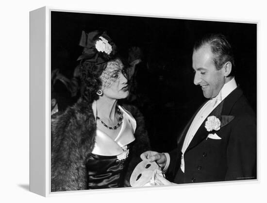 Fashion Designer Gabrielle Chanel with Photographer Cecil Beaton-John Phillips-Framed Premier Image Canvas