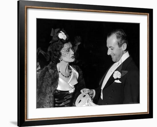 Fashion Designer Gabrielle Chanel with Photographer Cecil Beaton-John Phillips-Framed Premium Photographic Print