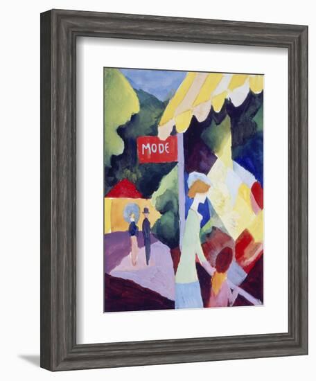 Fashion Display, 1913-Auguste Macke-Framed Giclee Print