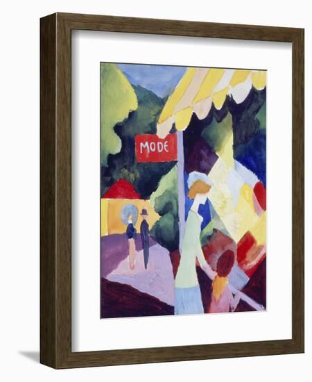 Fashion Display, 1913-Auguste Macke-Framed Giclee Print