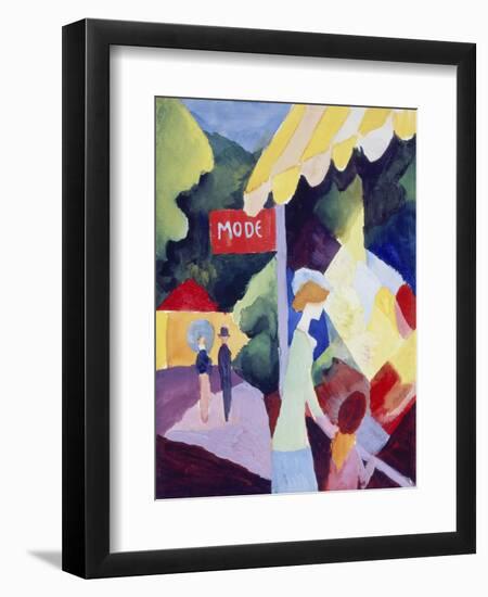 Fashion Display, 1913-Auguste Macke-Framed Giclee Print