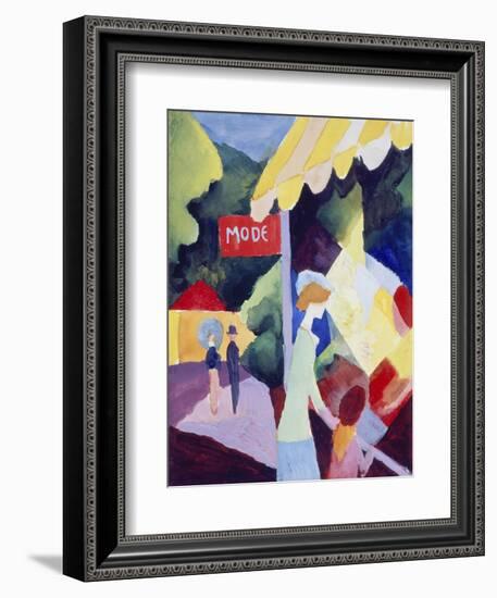 Fashion Display, 1913-Auguste Macke-Framed Giclee Print