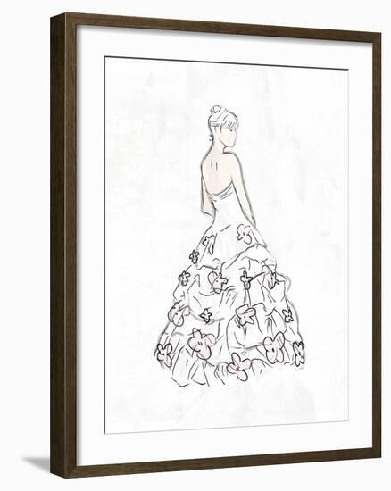 Fashion Dress-OnRei-Framed Art Print