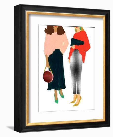 Fashion Friends-Emily Kopcik-Framed Art Print