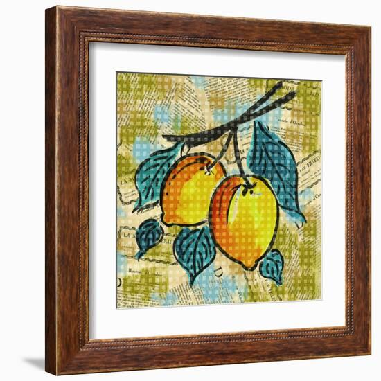 Fashion Fruit II-Nicholas Biscardi-Framed Art Print