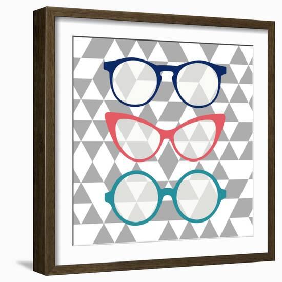 Fashion Glasses-Bella Dos Santos-Framed Art Print