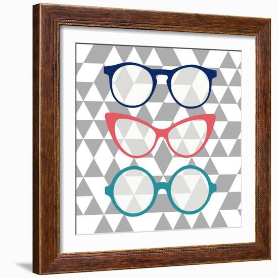 Fashion Glasses-Bella Dos Santos-Framed Art Print