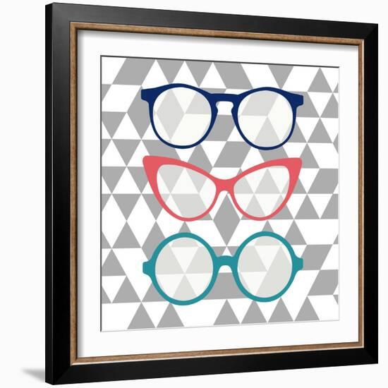 Fashion Glasses-Bella Dos Santos-Framed Art Print