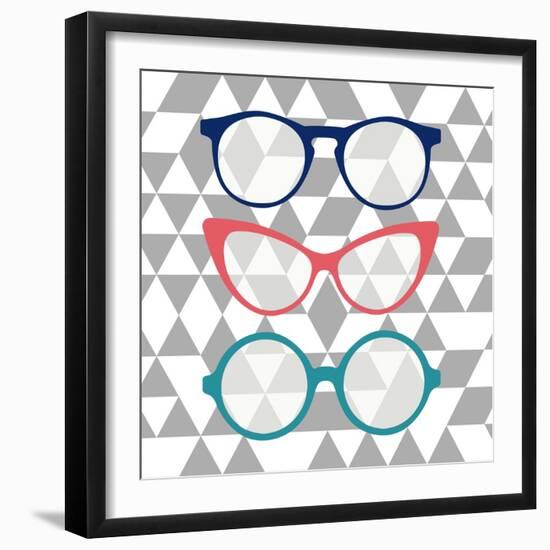 Fashion Glasses-Bella Dos Santos-Framed Art Print