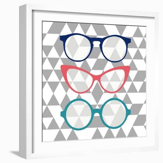 Fashion Glasses-Bella Dos Santos-Framed Art Print