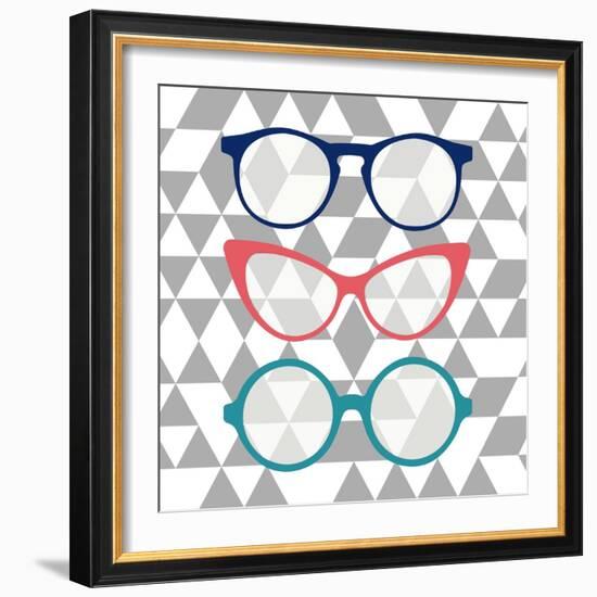 Fashion Glasses-Bella Dos Santos-Framed Art Print