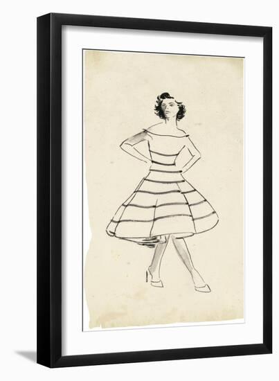 Fashion Glimpse II-Melissa Wang-Framed Art Print