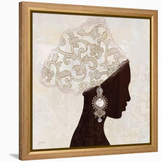 Fashion Global Silhouette 1-Bella Dos Santos-Framed Stretched Canvas