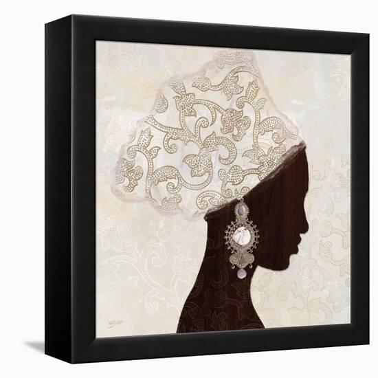 Fashion Global Silhouette 1-Bella Dos Santos-Framed Stretched Canvas