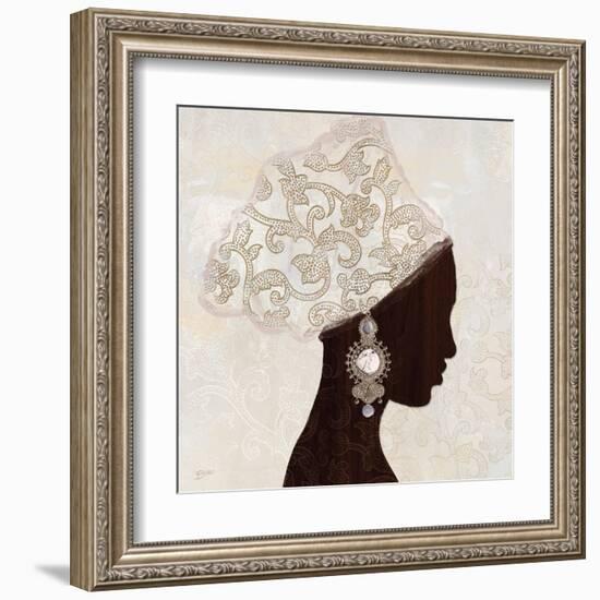 Fashion Global Silhouette 1-Bella Dos Santos-Framed Art Print