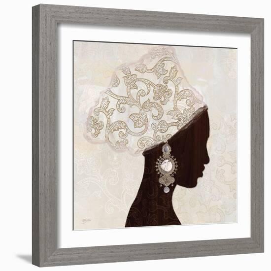 Fashion Global Silhouette 1-Bella Dos Santos-Framed Art Print