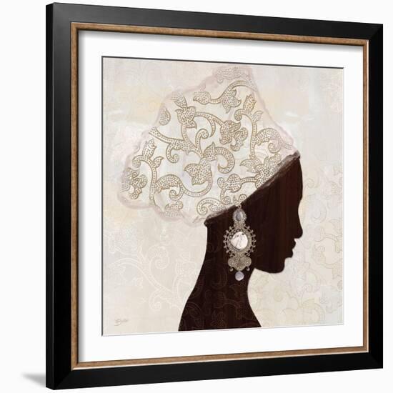 Fashion Global Silhouette 1-Bella Dos Santos-Framed Art Print