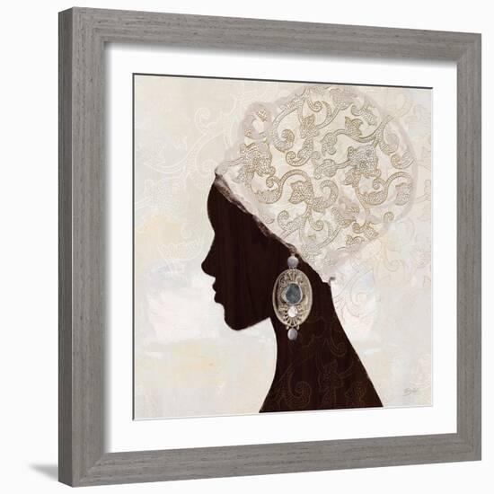 Fashion Global Silhouette 2-Bella Dos Santos-Framed Art Print