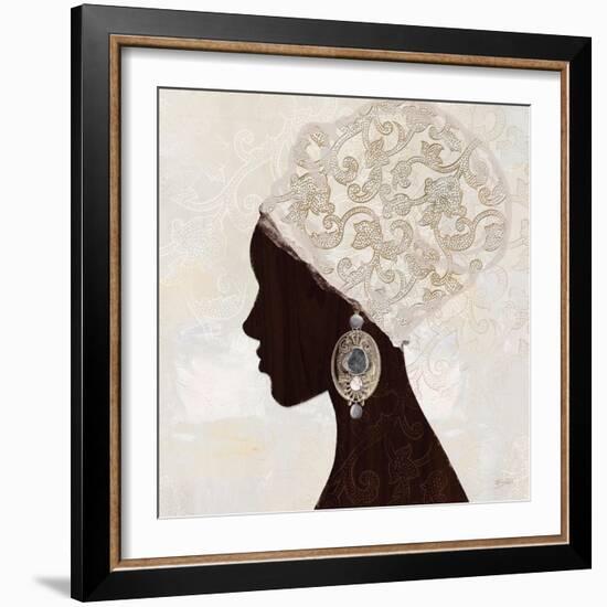 Fashion Global Silhouette 2-Bella Dos Santos-Framed Art Print