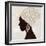 Fashion Global Silhouette 2-Bella Dos Santos-Framed Art Print