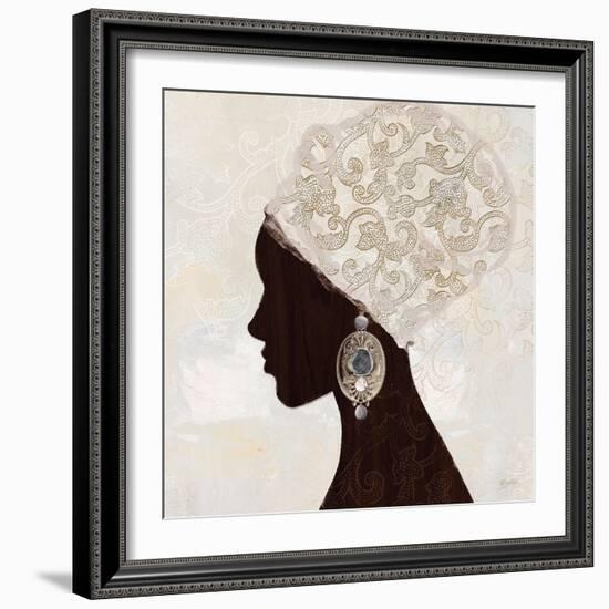 Fashion Global Silhouette 2-Bella Dos Santos-Framed Art Print