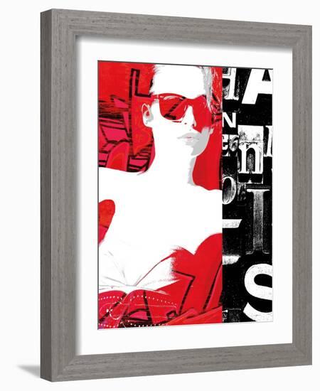 Fashion Graffiti 2-Evangeline Taylor-Framed Art Print