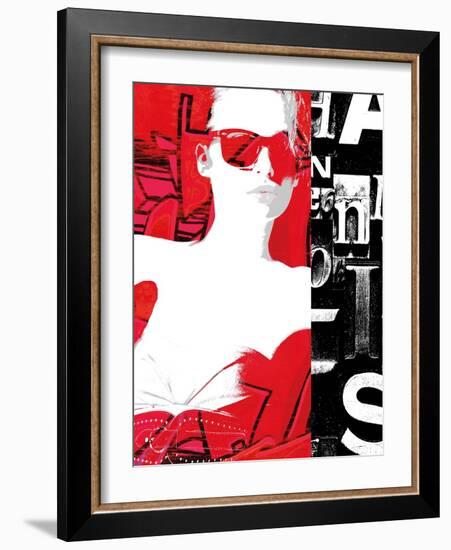 Fashion Graffiti 2-Evangeline Taylor-Framed Art Print