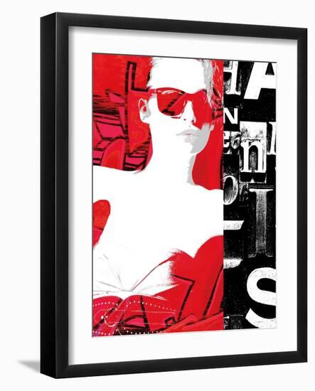 Fashion Graffiti 2-Evangeline Taylor-Framed Art Print