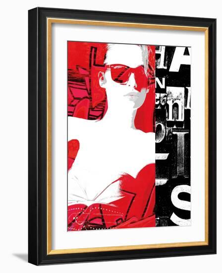 Fashion Graffiti 2-Evangeline Taylor-Framed Art Print