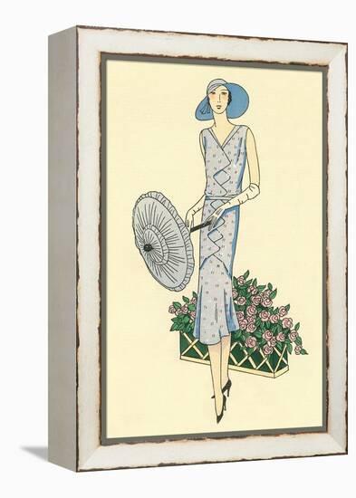 Fashion Illustration, 1930-null-Framed Stretched Canvas