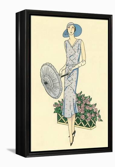 Fashion Illustration, 1930-null-Framed Stretched Canvas