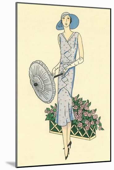 Fashion Illustration, 1930-null-Mounted Art Print