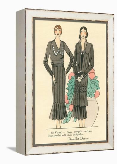 Fashion Illustration, Doeuillet-Doucet-null-Framed Stretched Canvas