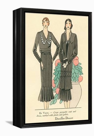 Fashion Illustration, Doeuillet-Doucet-null-Framed Stretched Canvas