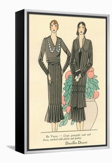 Fashion Illustration, Doeuillet-Doucet-null-Framed Stretched Canvas